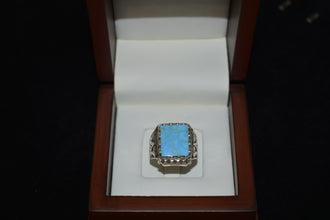 Square cut Feyrouz Neyshapouri ring