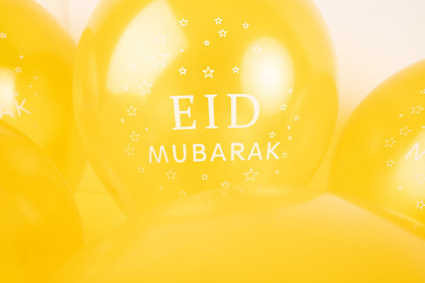 Eid Mubarak balloons