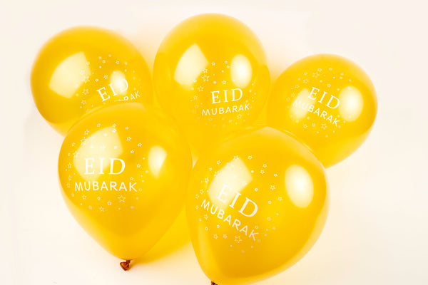 Eid Mubarak balloons