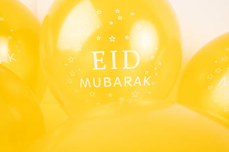 Eid Mubarak balloons